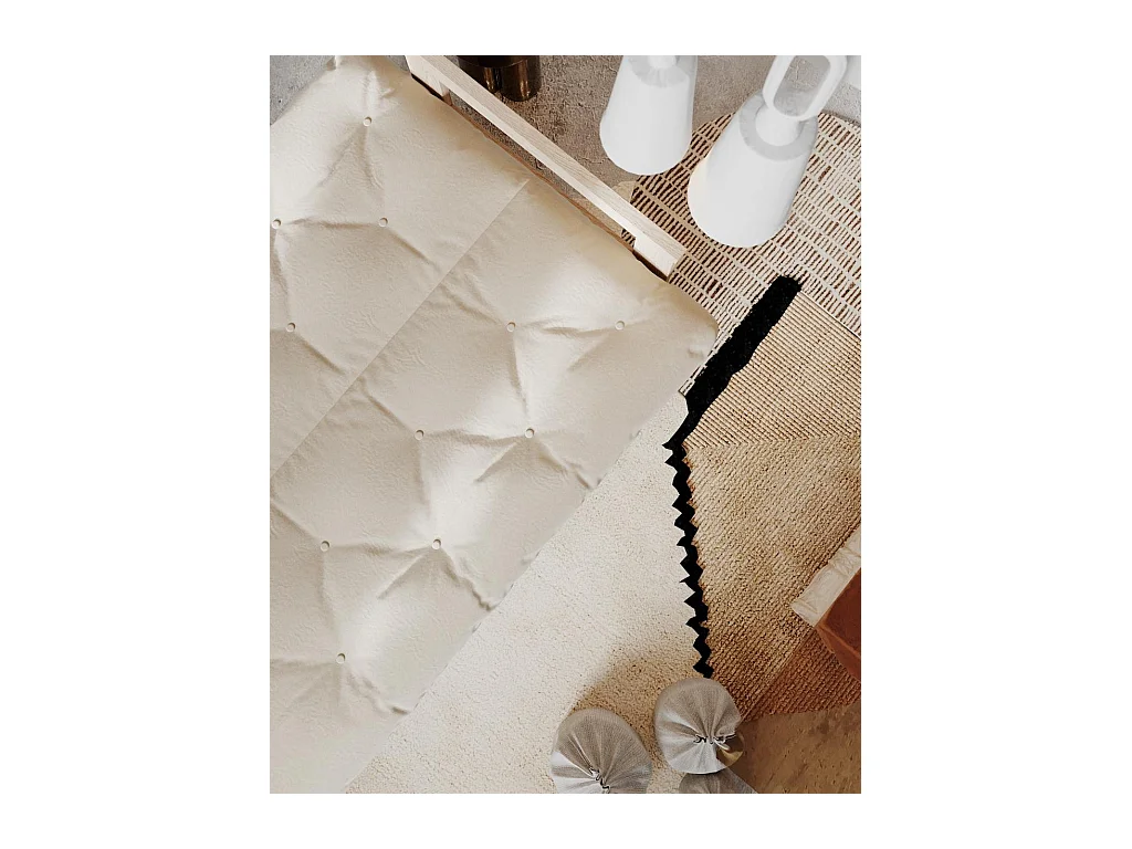 Schlafsofa 2,1x1,05x0,83 m creme Mexiko