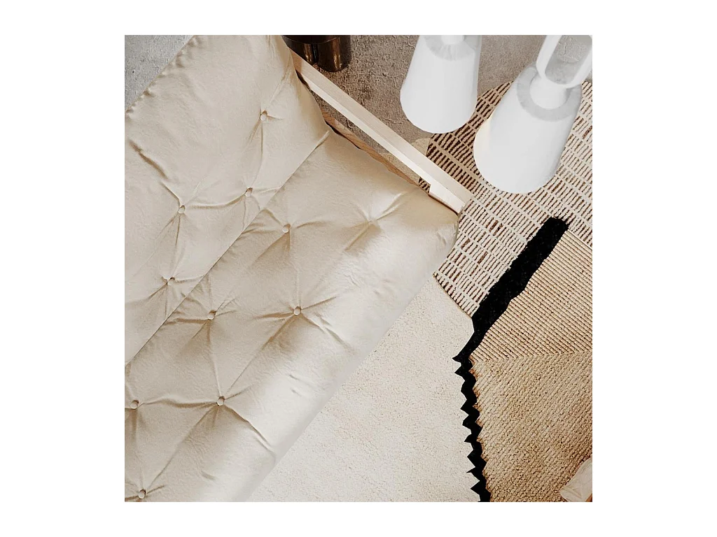 Schlafsofa 2,1x1,05x0,83 m creme Mexiko