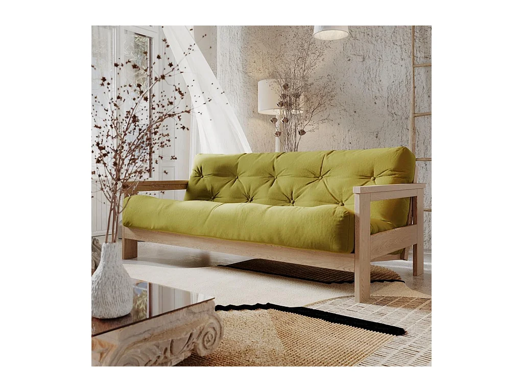 Schlafsofa 2,1x1,05x0,83 m grün Mexico