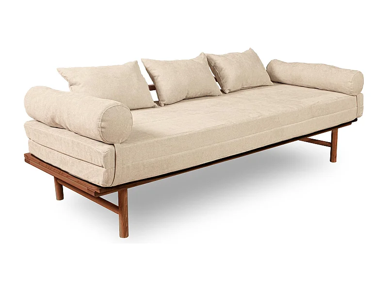 Banquette 2.01x0.74x0.7 m caramel le MAR