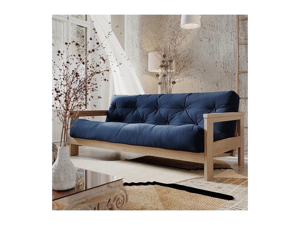 Schlafsofa 2,1x1,05x0,83 m Blau Mexico