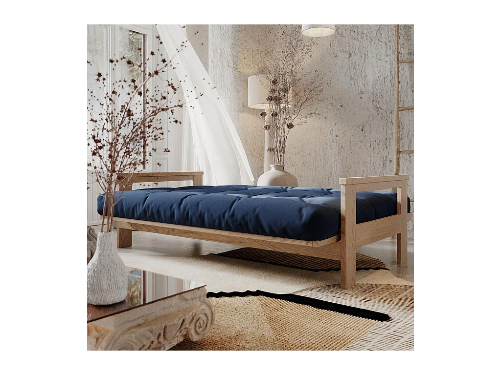 Schlafsofa 2,1x1,05x0,83 m Blau Mexico