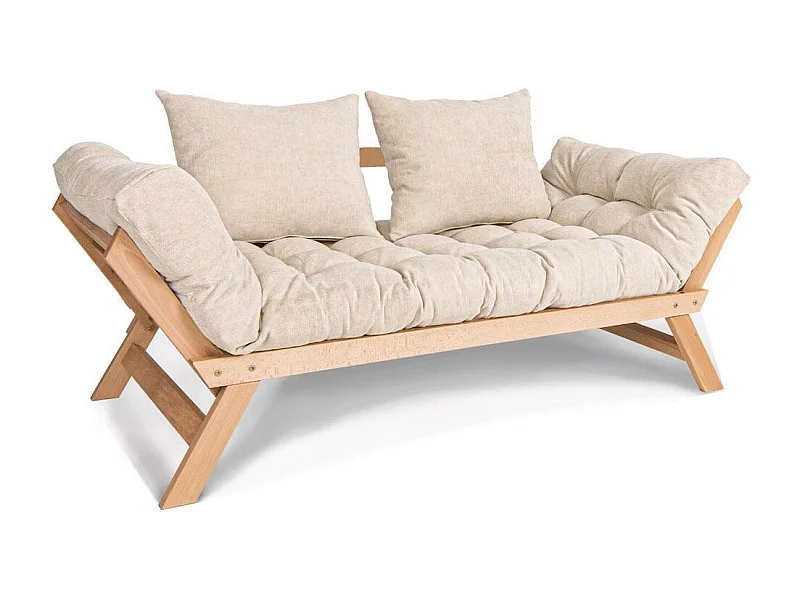 Schlafsofa 1,7x0,83x0,8 m creme Allegro