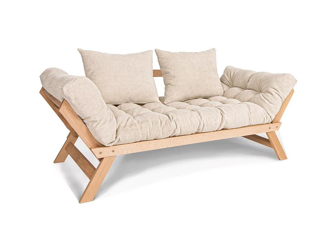 Schlafsofa 1,7x0,83x0,8 m creme Allegro