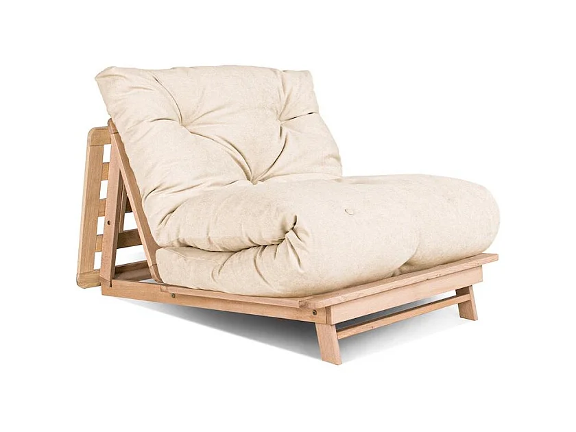 Futon Sofa 0,9x1,15x0,8 m Creme Layti 90