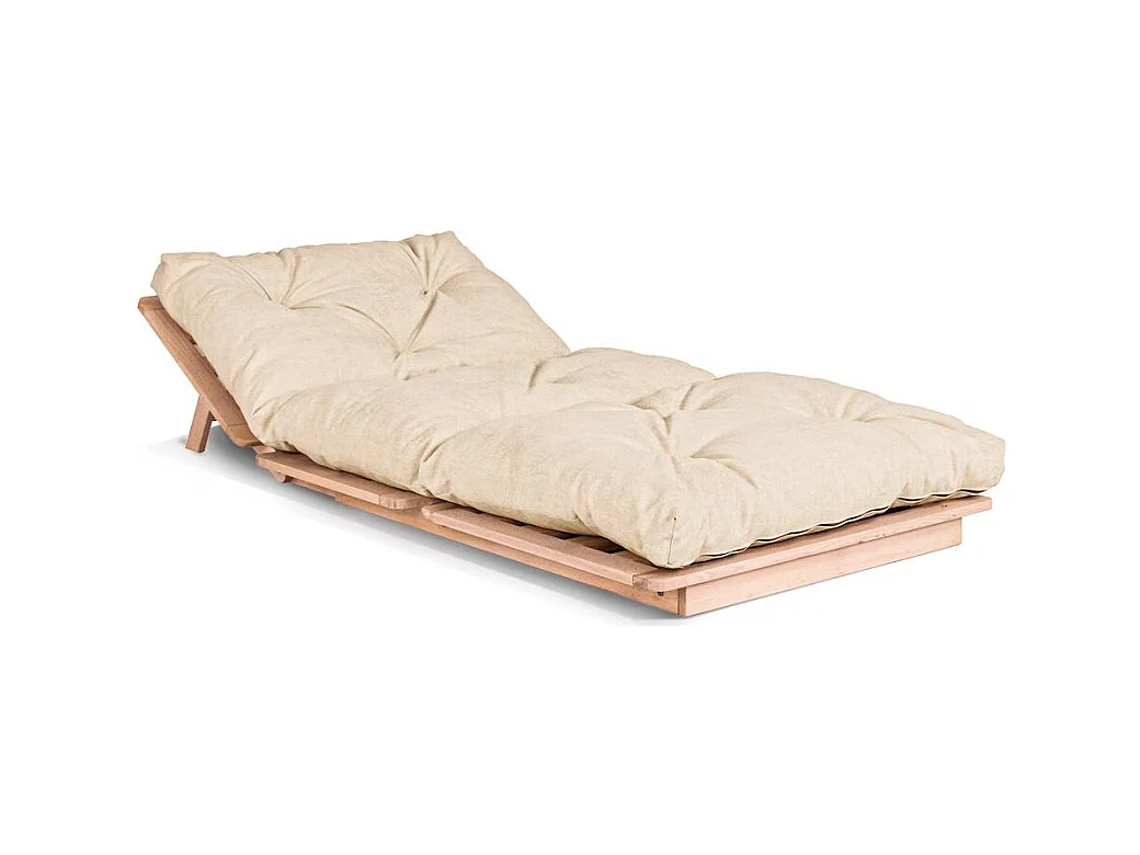 Futon Sofa 0,9x1,15x0,8 m Creme Layti 90