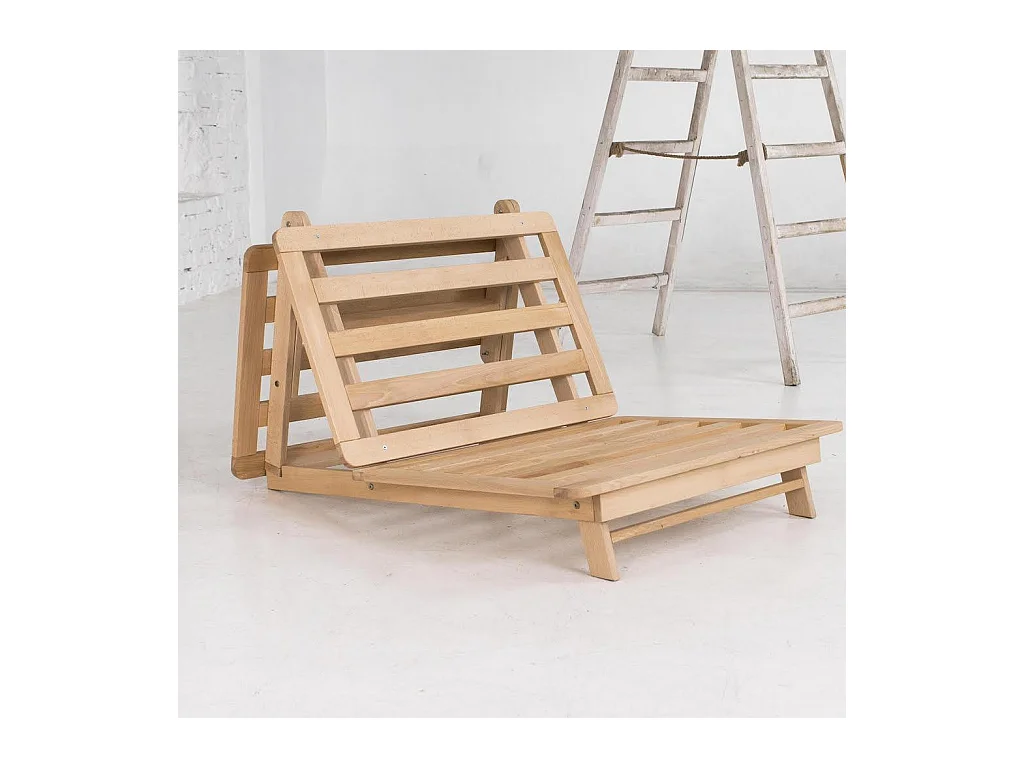 Futon Sofa 0,9x1,15x0,8 m Creme Layti 90