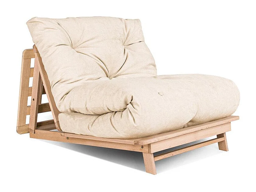 Futon Sofa 0,9x1,15x0,8 m Creme Layti 90