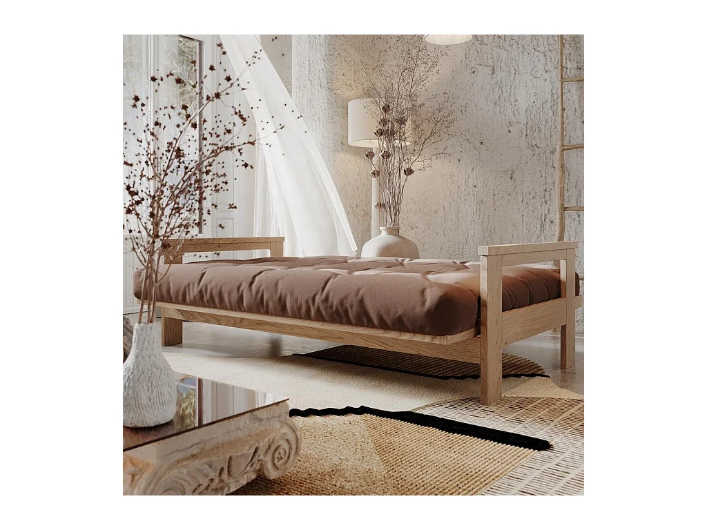 Schlafsofa 2,1x1,05x0,83 m Braun Mexico