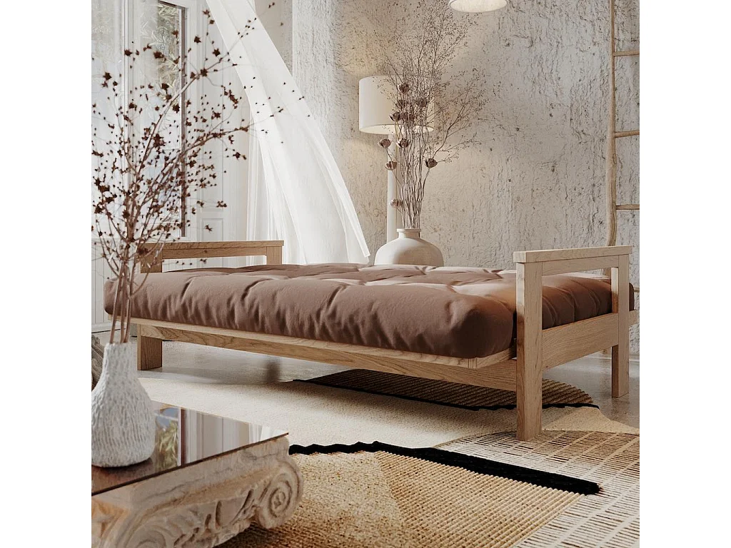 Schlafsofa 2,1x1,05x0,83 m Braun Mexico