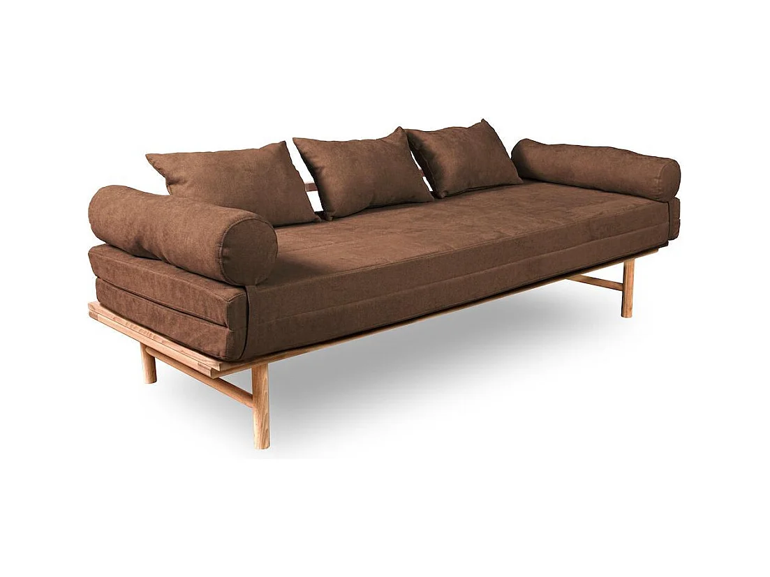 Tagesbett 2,01x0,74x0,7 m Braun le MAR