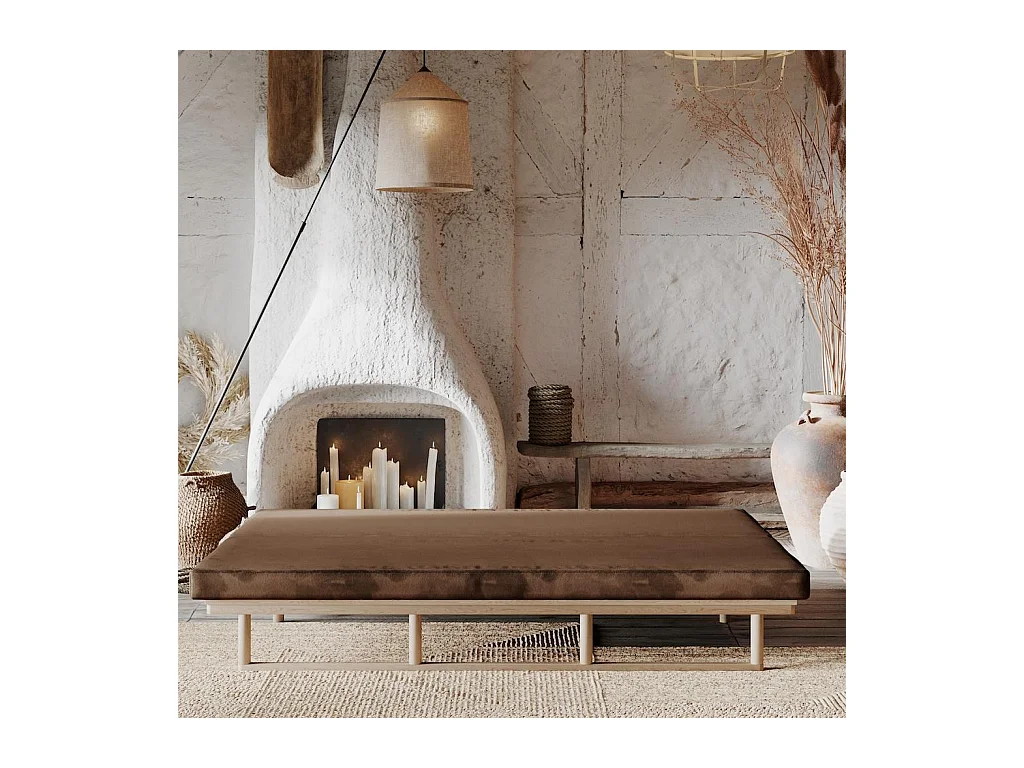 Tagesbett 2,01x0,74x0,7 m Braun le MAR