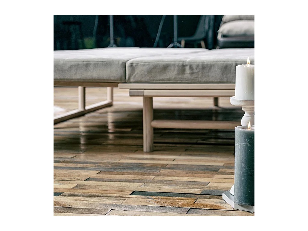 Tagesbett 2,01x0,74x0,7 m creme Le MAR