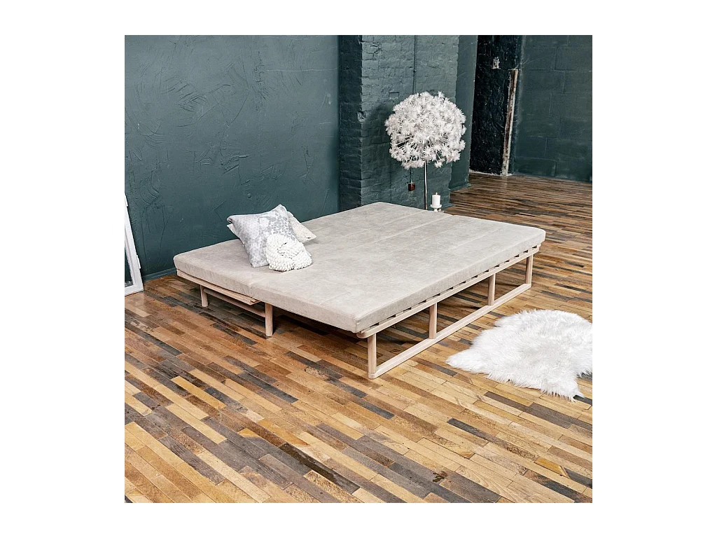 Tagesbett 2,01x0,74x0,7 m creme Le MAR