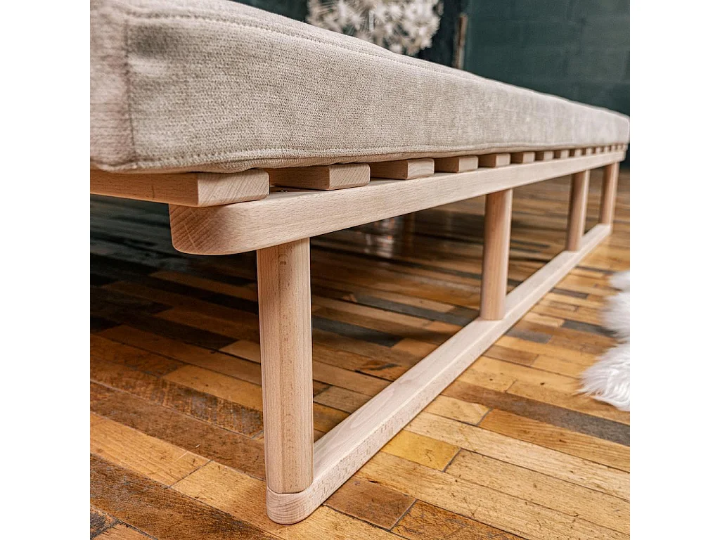 Tagesbett 2,01x0,74x0,7 m creme Le MAR