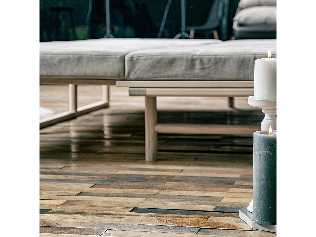 Tagesbett 2,01x0,74x0,7 m creme Le MAR