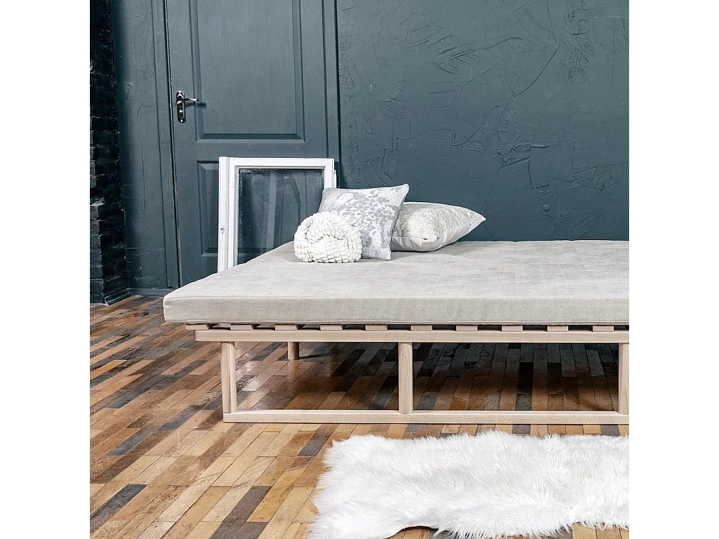 Tagesbett 2,01x0,74x0,7 m creme Le MAR