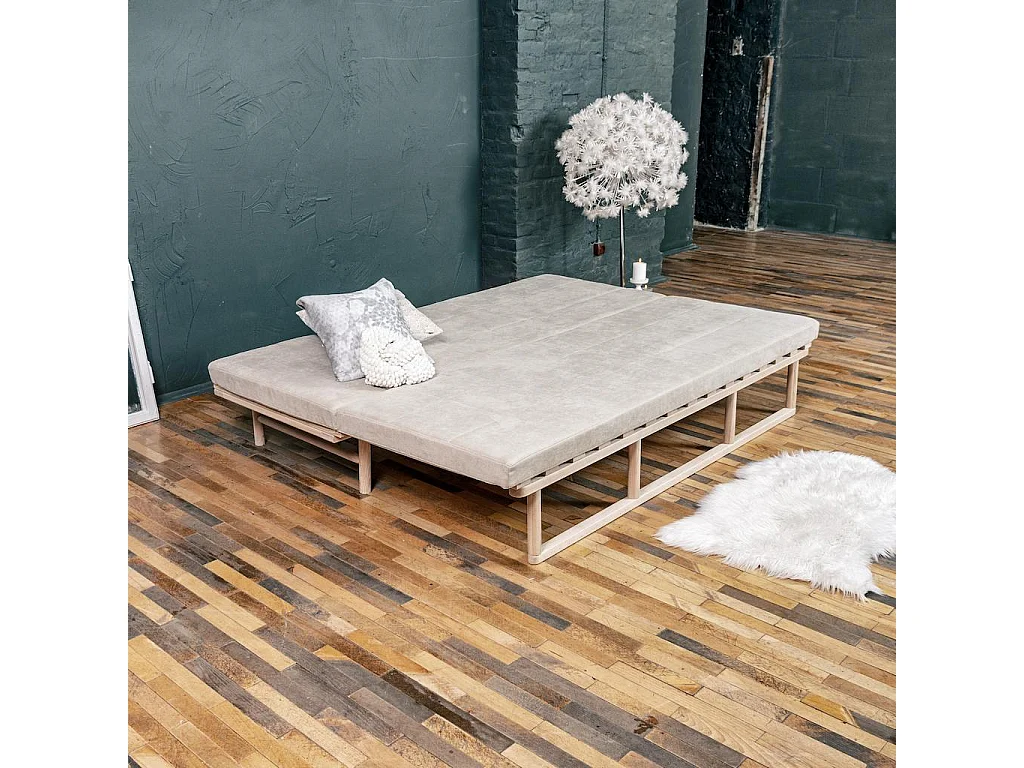 Tagesbett 2,01x0,74x0,7 m creme Le MAR