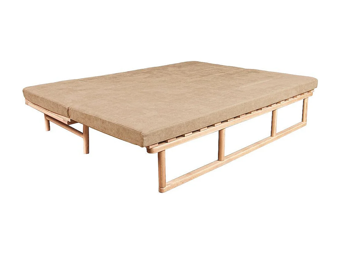 Tagesbett 2,01x0,74x0,7 m Beige Le MAR