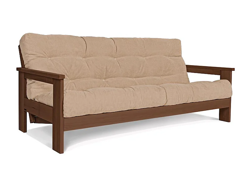 Schlafsofa 2,1x1,05x0,83 m beige Mexico