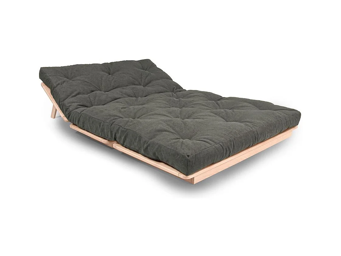 Futon-Sofa 1,4x1,15x0,8 m Esche Layti 140