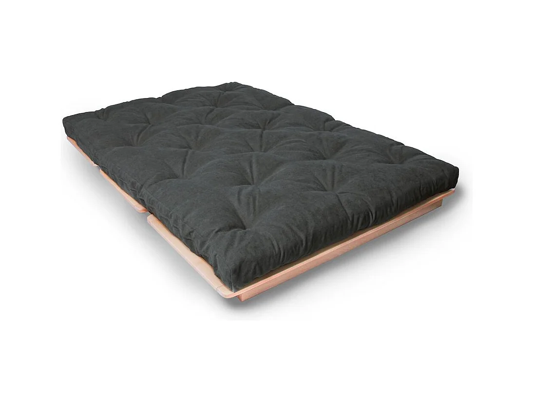Futon-Sofa 1,4x1,15x0,8 m Esche Layti 140