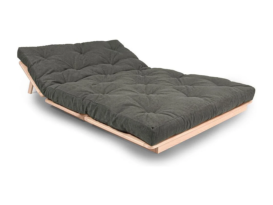 Futon-Sofa 1,4x1,15x0,8 m Esche Layti 140