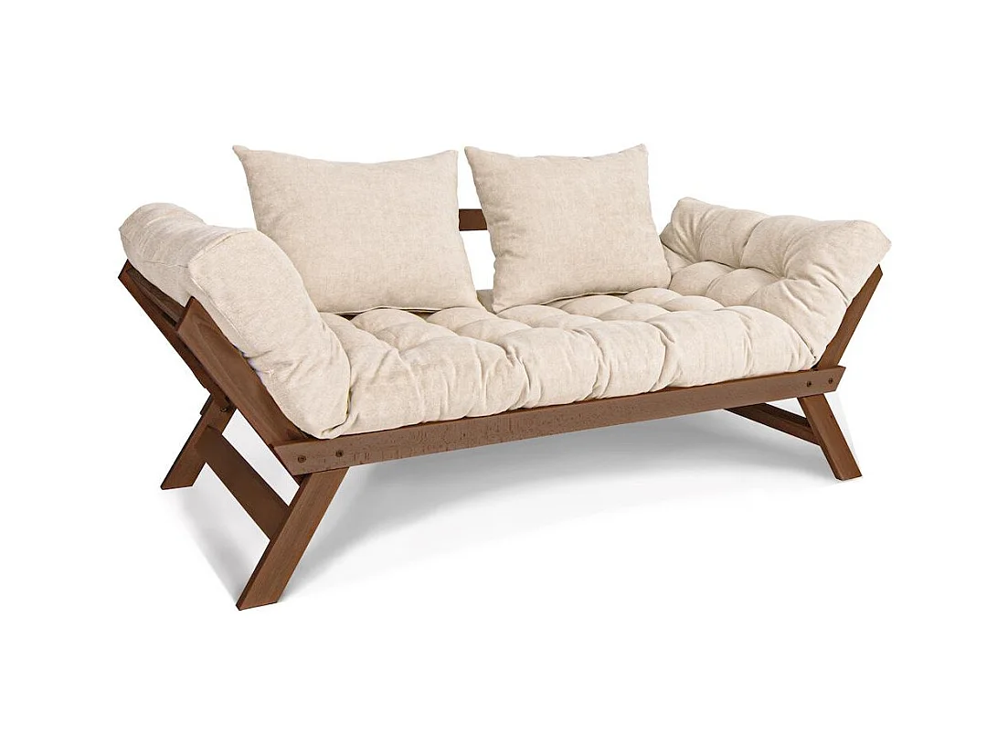 Schlafsofa 1,7x0,83x0,8 m creme Allegro