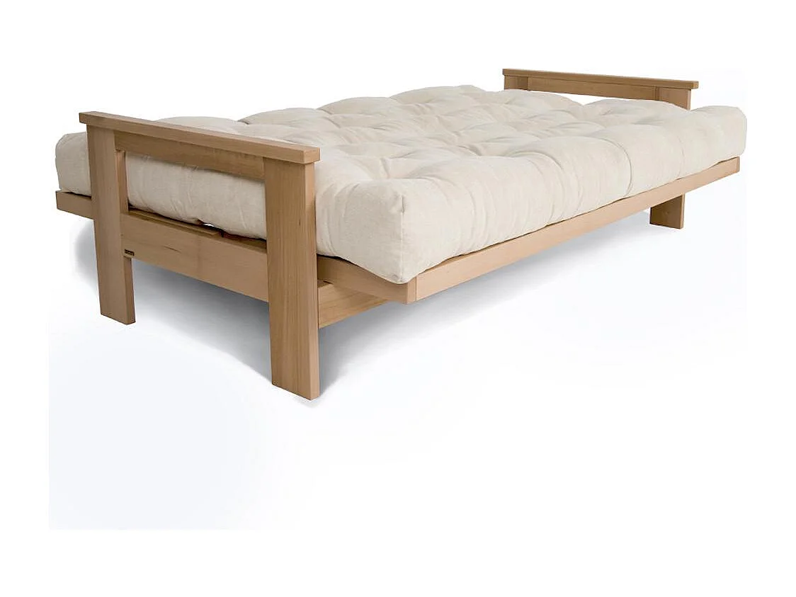 Schlafsofa 2,1x1,05x0,83 m creme Mexiko