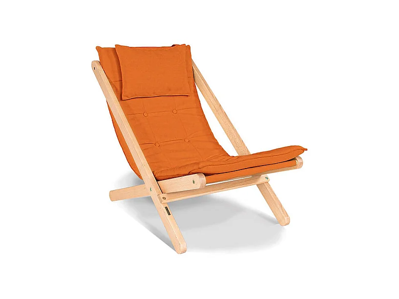 Ligstoel 1.08x0.62x0.85 m oranje Allegro