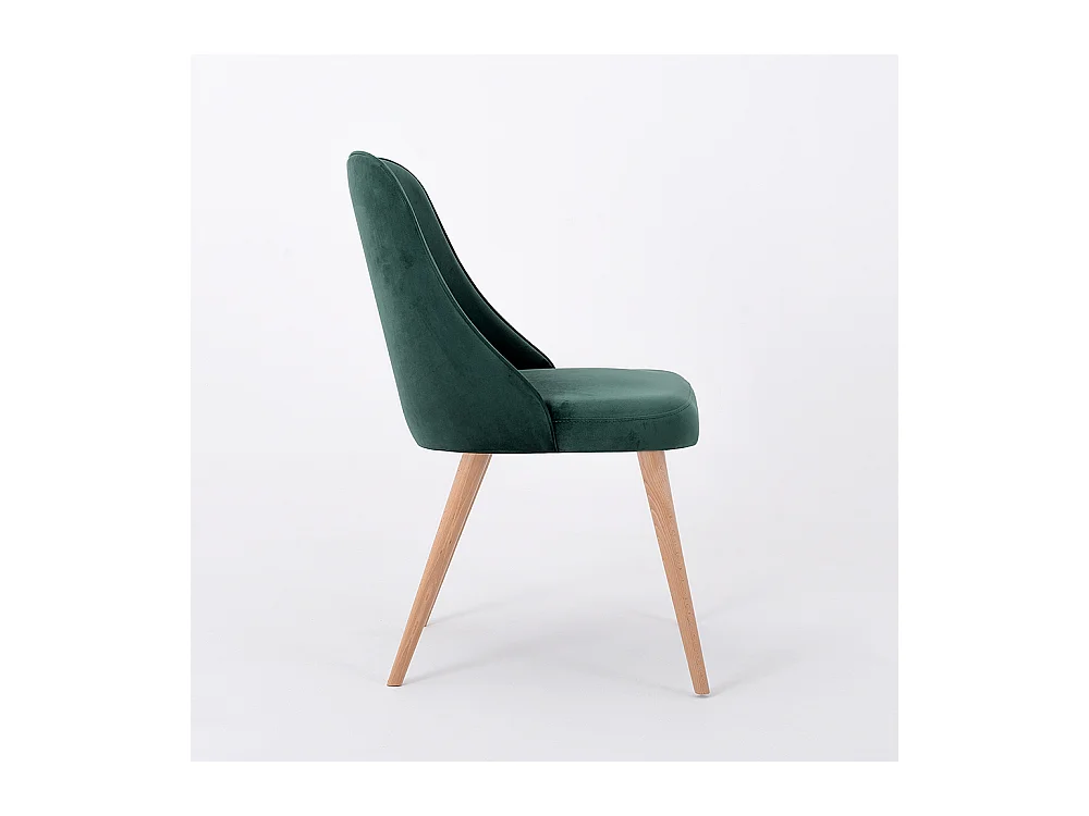 Esszimmerstuhl Vedru, grün, 45×85 cm