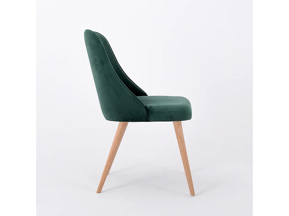 Esszimmerstuhl Vedru, grün, 45×85 cm