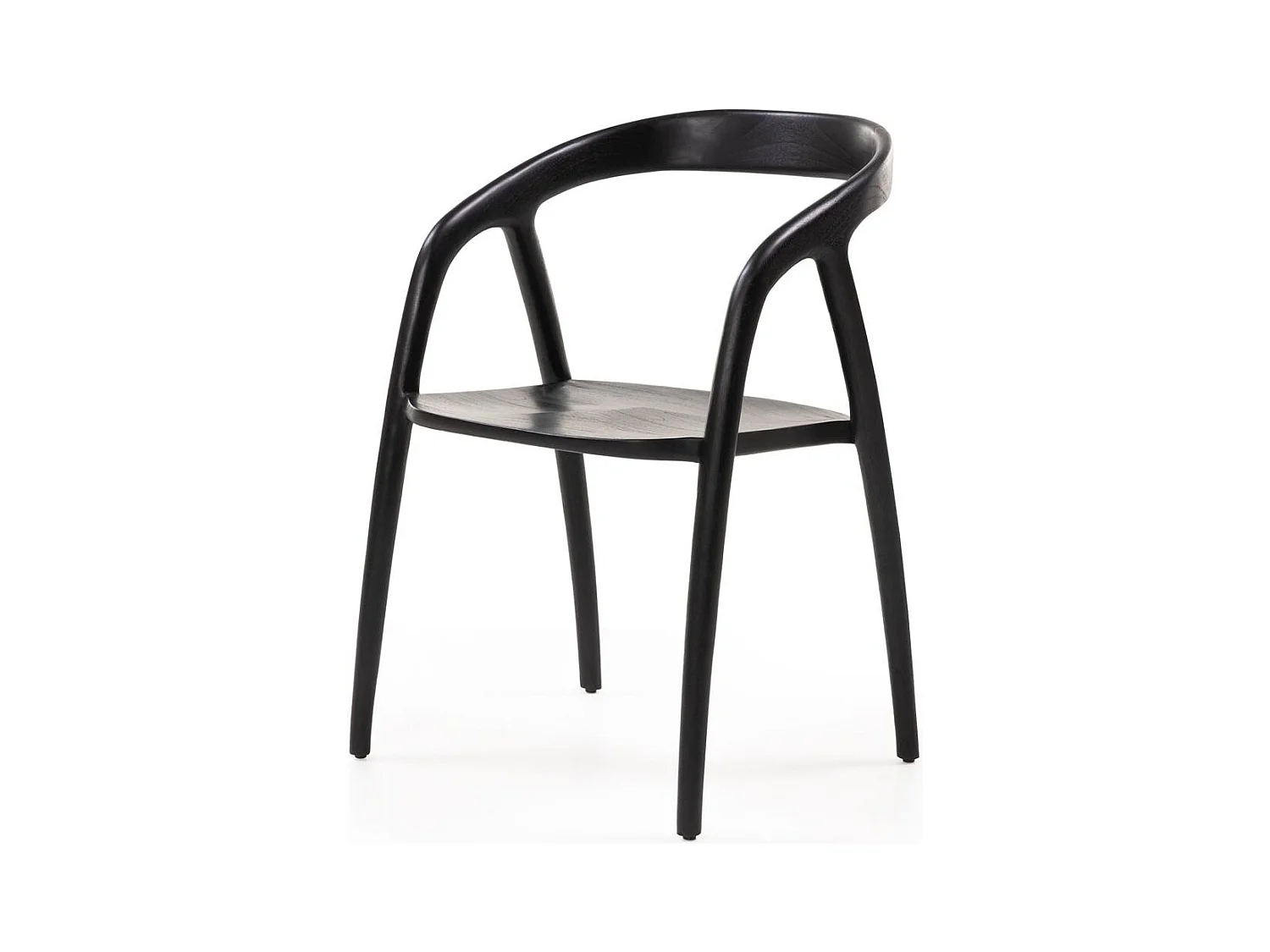 Stuhl 55x56,5x79,5 cm schwarz NIBI OKA