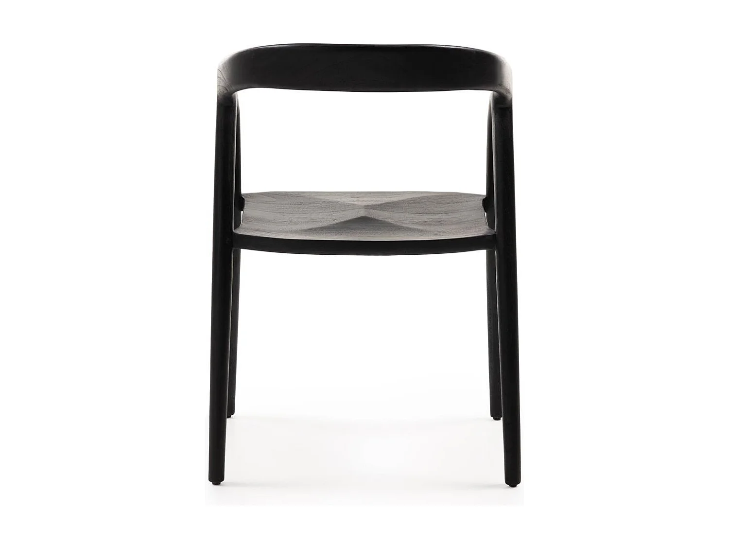 Chaise 55x56,5x79,5 cm noir NIBI OKA