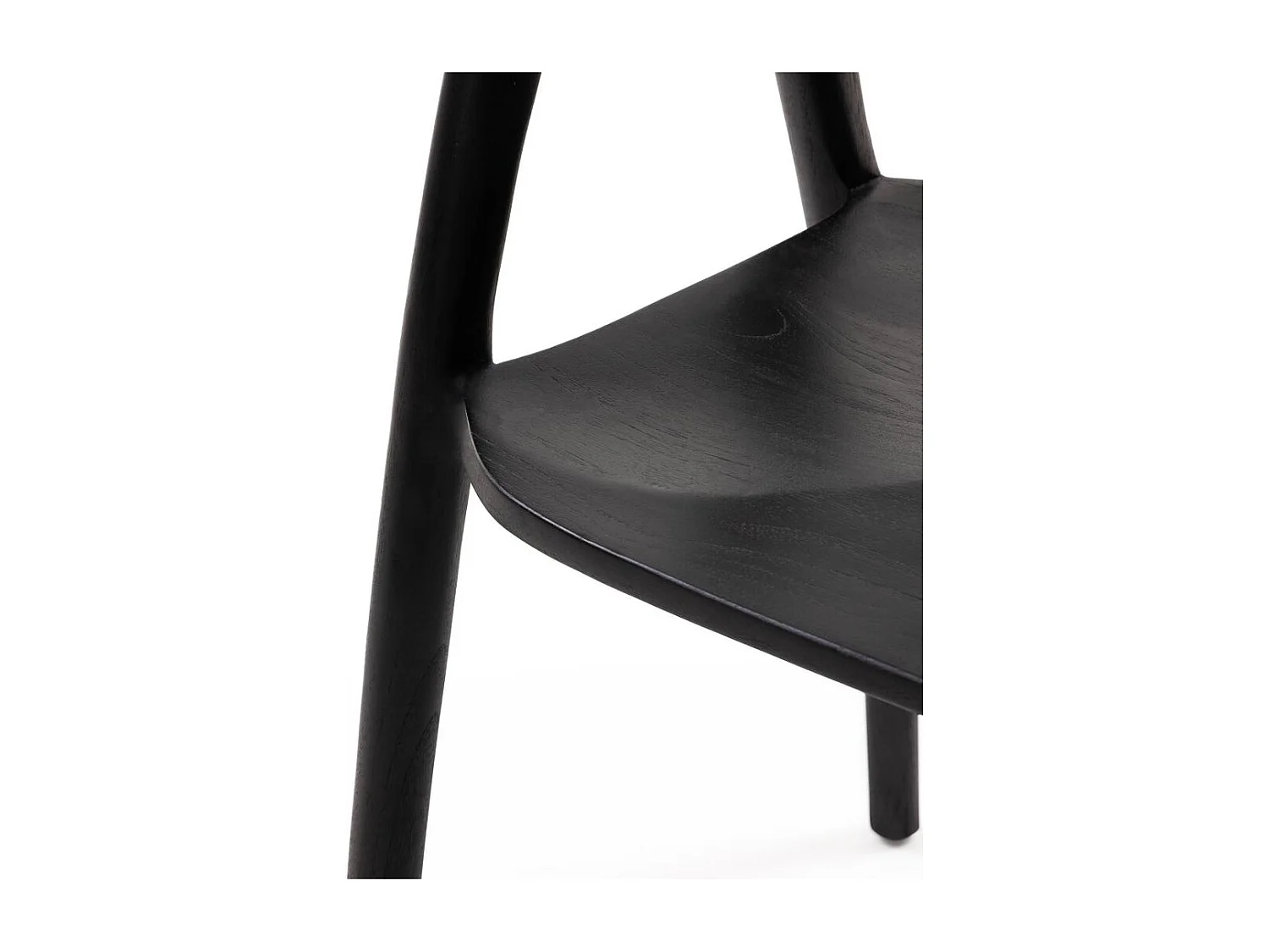 Chaise 55x56,5x79,5 cm noir NIBI OKA