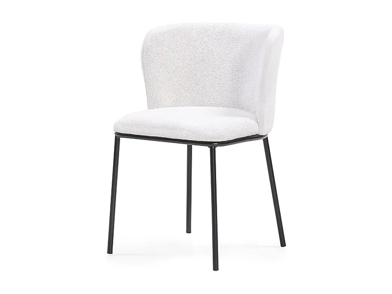 Chaise de salle à manger 55x58x76,5 cm beige NIKA