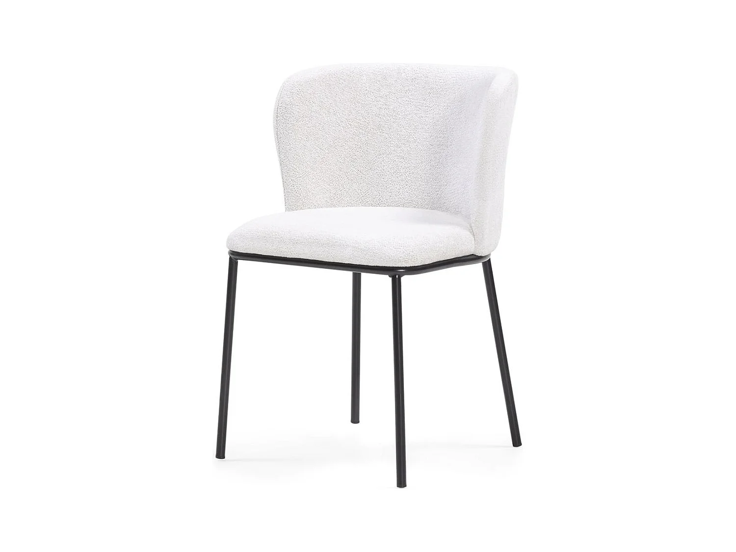 Chaise de salle à manger 55x58x76,5 cm beige NIKA