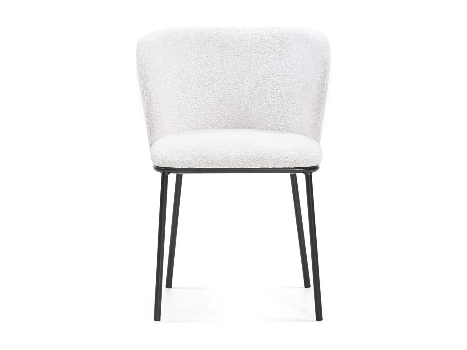 Chaise de salle à manger 55x58x76,5 cm beige NIKA