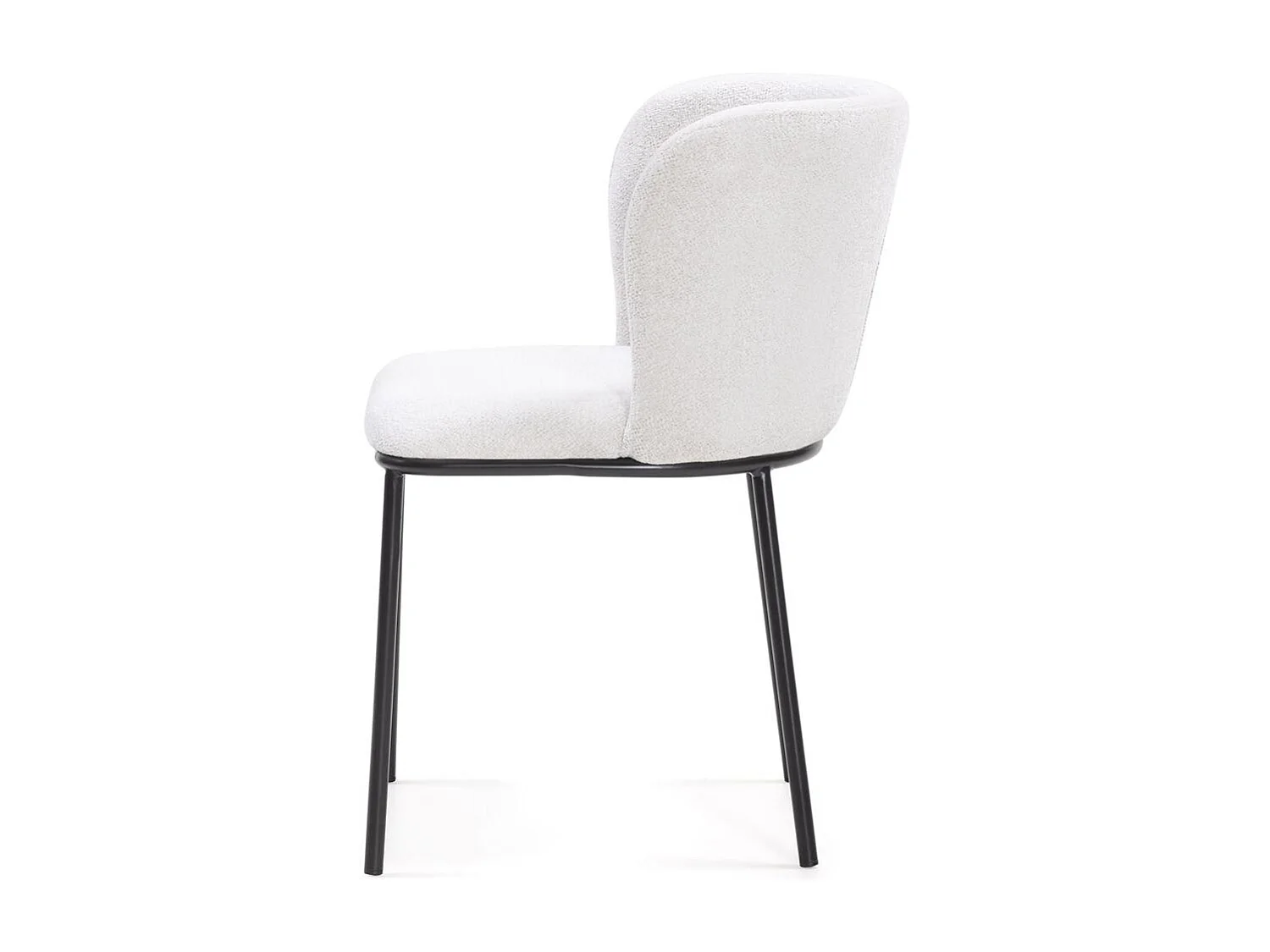 Chaise de salle à manger 55x58x76,5 cm beige NIKA