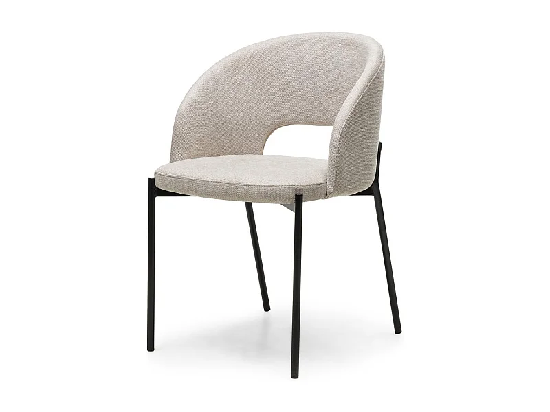 Stoel 50x53x77 cm beige mores