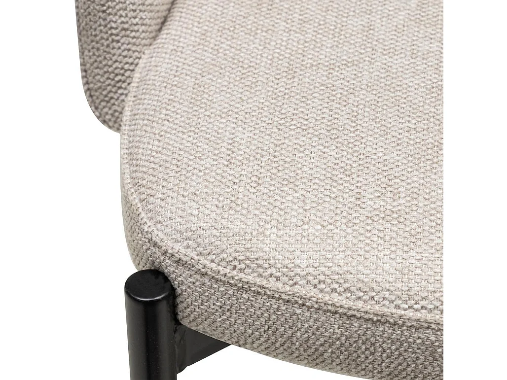 Stuhl 50x53x77 cm beige Mores