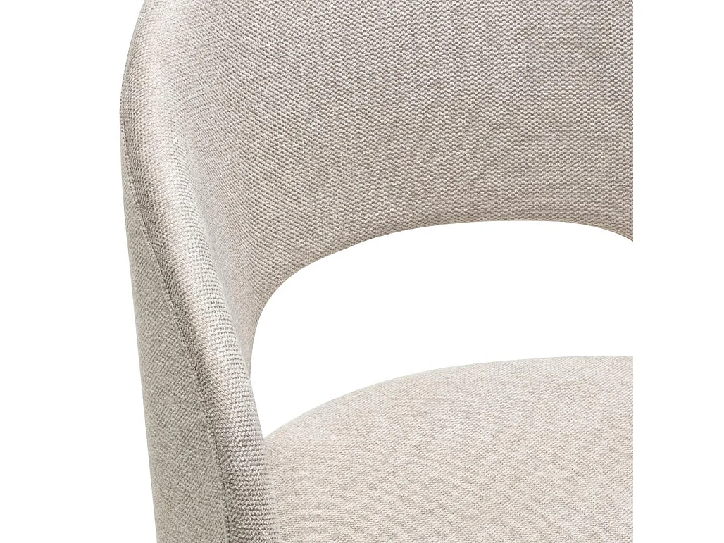 Stuhl 50x53x77 cm beige Mores