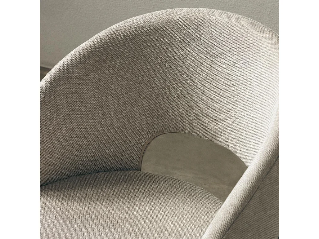 Stuhl 50x53x77 cm beige Mores