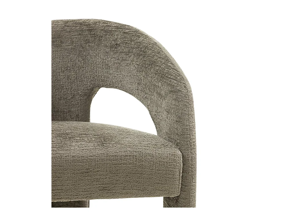 Sedia imbottita 62x56x77 cm verde Joel