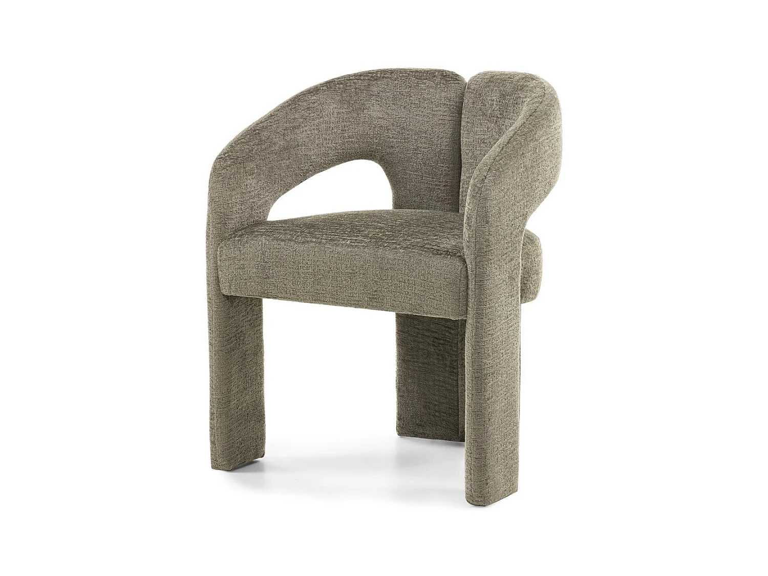 Sedia imbottita 62x56x77 cm verde Joel