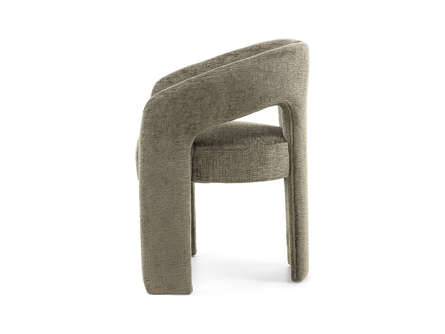 Sedia imbottita 62x56x77 cm verde Joel