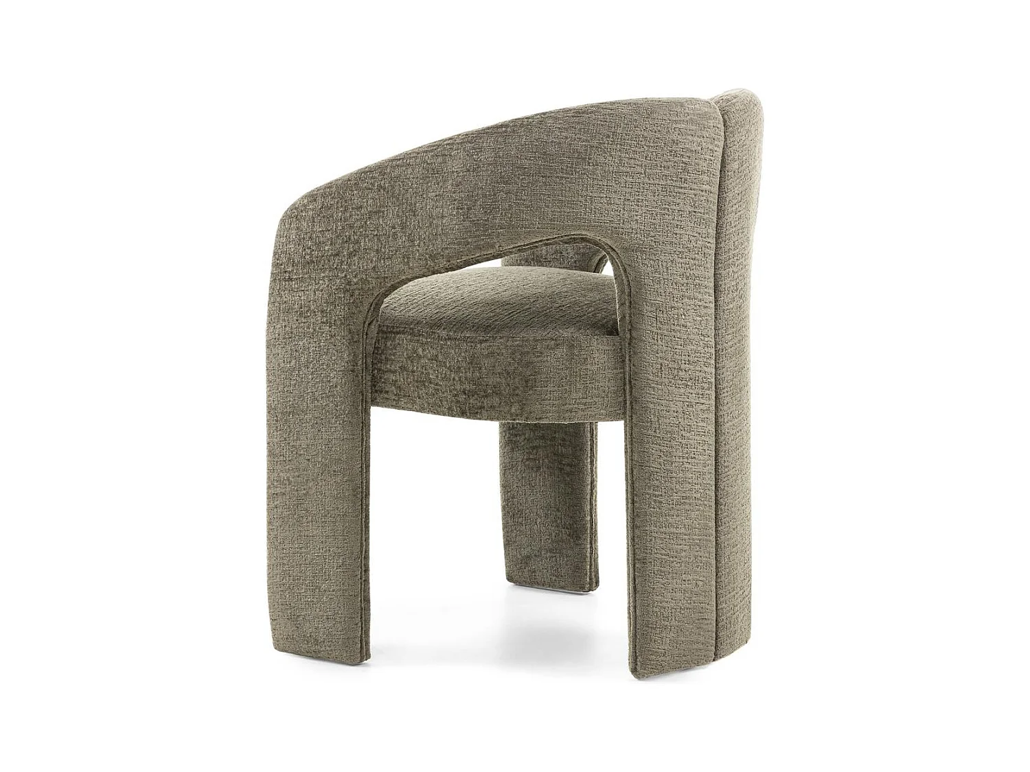 Sedia imbottita 62x56x77 cm verde Joel