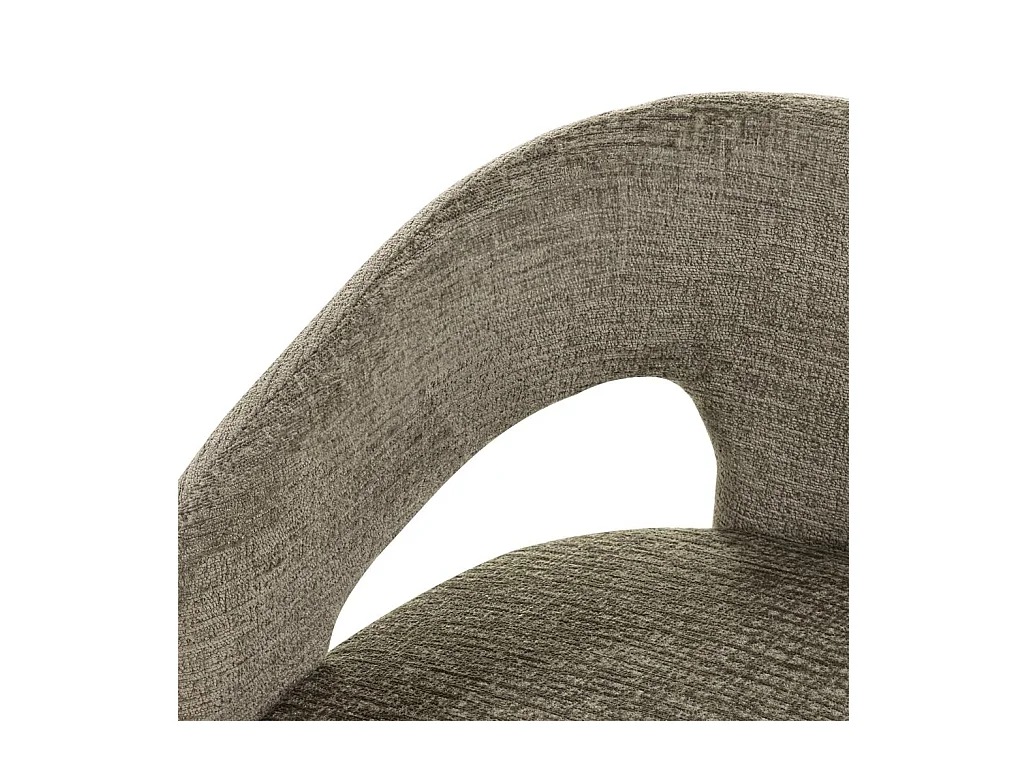 Sedia imbottita 62x56x77 cm verde Joel