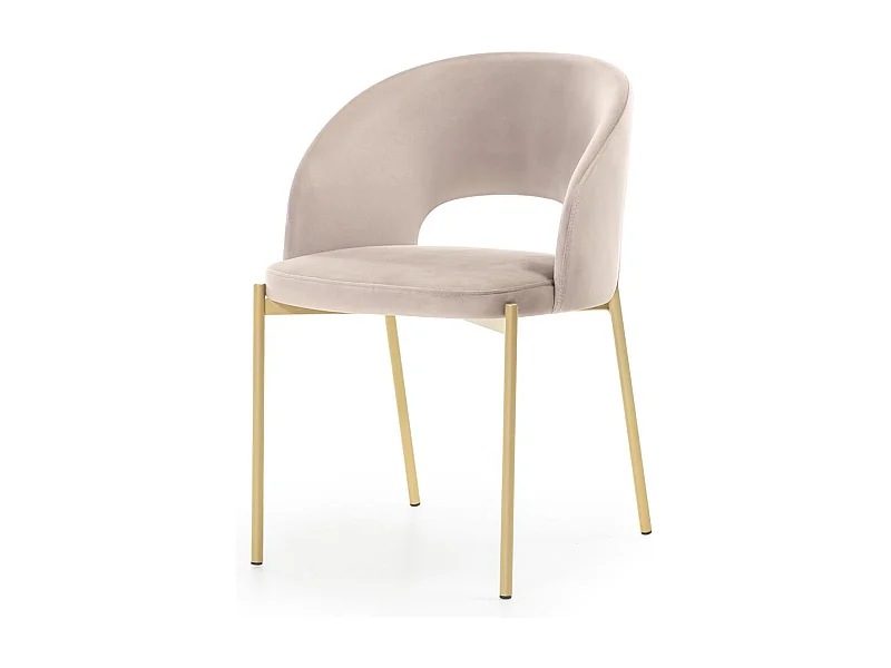 Stoel 77x50x53 cm beige Mores