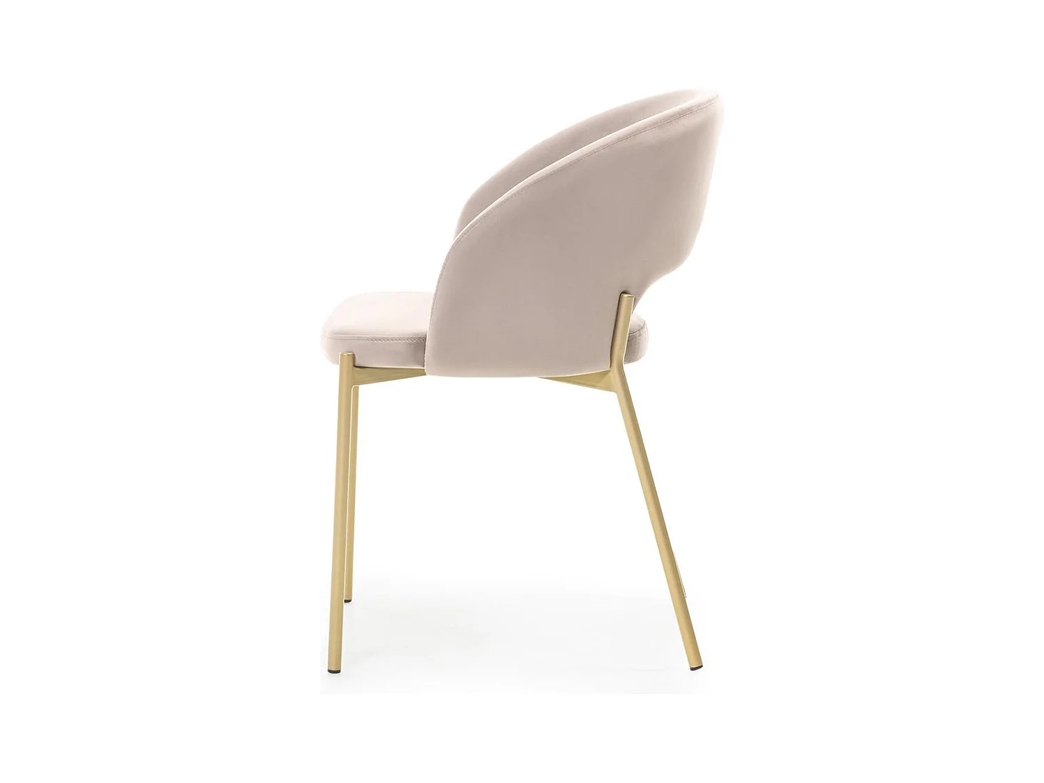 Stoel 77x50x53 cm beige Mores